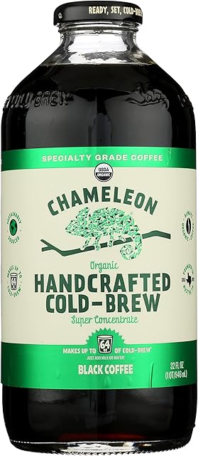 CHAMELEON COLD BREW Organic Original Cold Brew Coffee Concentrate, 32 FZ