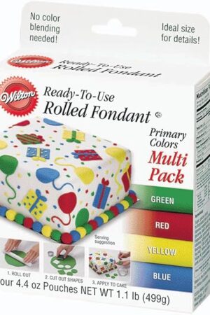 Wilton Primary Colors Fondant, Multi Pack