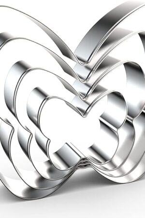 Butterfly Cookie Cutter Set in Assorted Sizes - 5 Inch, 4 Inch, 3 Inch, 2 Inch - 4 Piece - Stainelss Steel