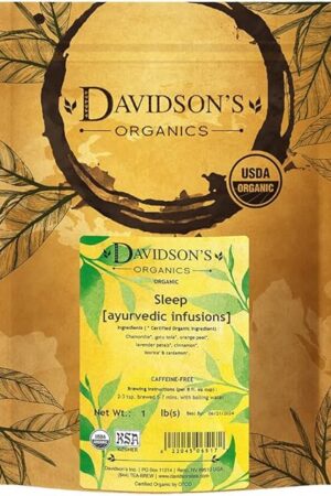 Davidson's Organics, Ayurvedic Infusions, Sleep, Loose Leaf Tea, 16-Ounce Bag