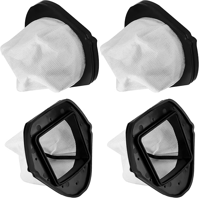 4 Pack SV780 Dust Cup Filters for Shark Cordless Vacuum SV75Z SV728N SV726N, Replacement Part # XF769, XSB726N LUXRILIX