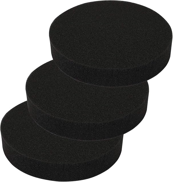Vacuum Filter Compatible with Bissell 1608225, Pre-Motor Filter for PowerEase, PowerForce, PowerClean, Powerforce, PowerGlide Vacuums. Also Compatible with Eureka DCF-26 Vacuums (3 Pack)