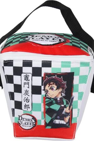 Demon Slayer Tanjiro Kamado Insulated Take Out Lunch Box Bag Tote For Men Women