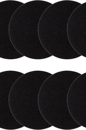 10 Pack Charcoal Filters for Kitchen Compost Bin, Compost Filters for Countertop Bin Pail Replacement, Activated Charcoal Home Bucket Refill Sets, Round 6.7 Inch