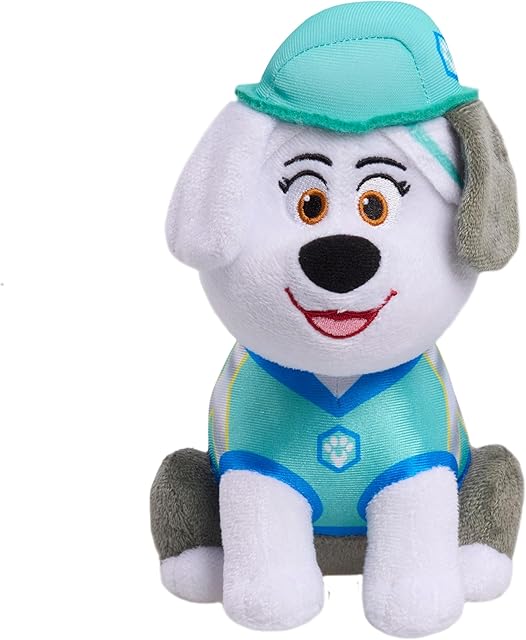 The Just Play Disney Junior Pupstruction Luna Small 8-inch Plush, Stuffed Animal, Sheepdog, Soft and Cuddly, Kids Toys for Ages 2 Up