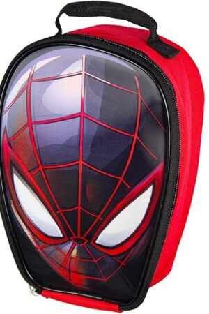 Bioworld Marvel Spider-Man Lenticular Comic Superhero Insulated Lunch Tote