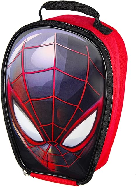 Bioworld Marvel Spider-Man Lenticular Comic Superhero Insulated Lunch Tote