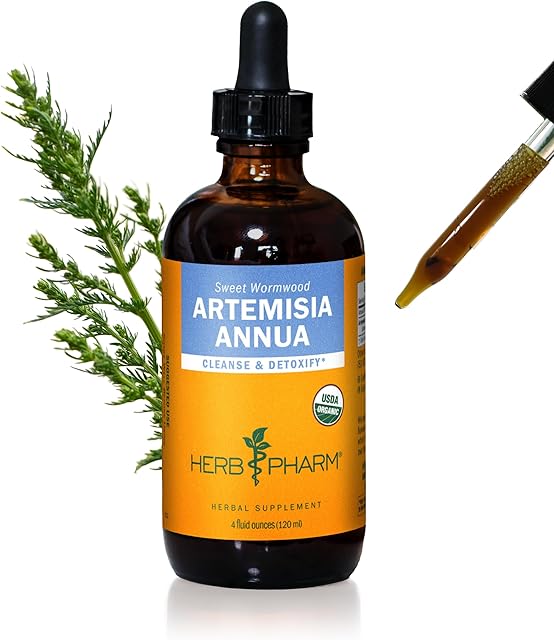 Herb Pharm Certified Organic Artemisia Annua (Sweet Annie) Liquid Extract - 4 Ounce
