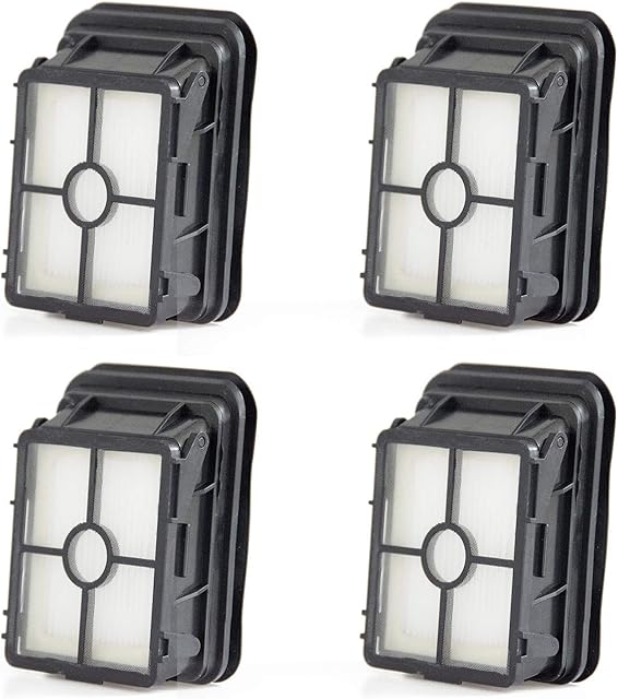 4 Pack 1866 Replacement Filters Compatible with Bissell Crosswave 1785 3888A 2551 & Crosswave Pet Pro 2306 & 2554 2596 CrossWave Cordless Max & Crosswave HydroSteam 35151 3518 Wet Dry Vacuum Cleaner