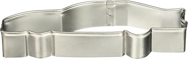 CybrTrayd Race Car Cookie Cutter, Silver