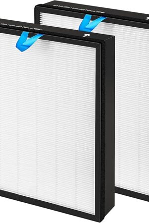 2 Pack Vital 200S HEPA Replacement Filter Compatible with LEVOIT Vital 200S Air Pur-ifier H13 Grade True HEPA, High-Efficiency Activated Carbon Filter Replace Part # Vital 200S-RF