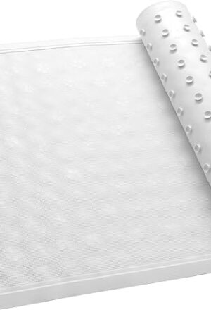 Bath Bliss Jumbo Bath Mat 18 x 36 White