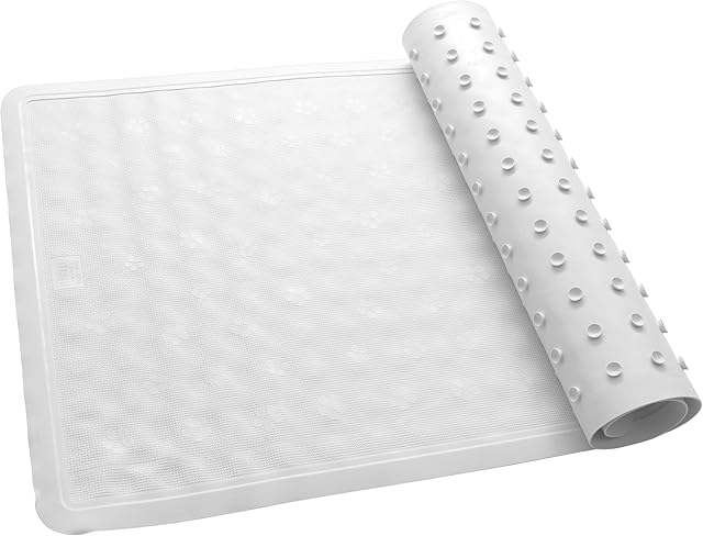 Bath Bliss Jumbo Bath Mat 18 x 36 White