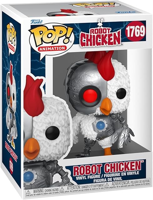 The Funko Pop Animation: Robot Chicken - Robot Chicken - Collectable Vinyl Figure - Gift Idea - Official Merchandise - Toys for Kids & Adults - Cartoon/Animation Fans - Model Figure for Collectors
