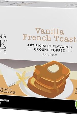 Wolfgang Puck Coffee Single Serve Capsules, Medium Roast, Compatible with Keurig K-Cup Brewers, Vanilla French Toast 24 Count