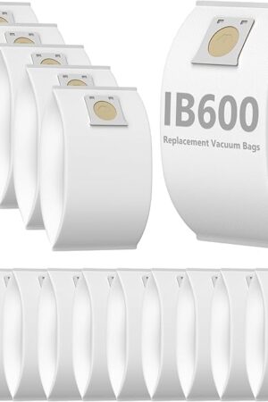 16 Pack IB600 Bags Compatible with Upright Vacuum Cleaner Bags BU4050 BU4022 BU4020 BU4018