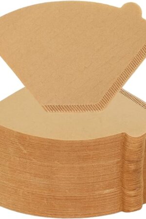 Coffee Filters #2, 240 Count Coffee Filters Natural Unbleached Disposable Coffee Filters 2 Filter Cone Paper for Coffee Makers