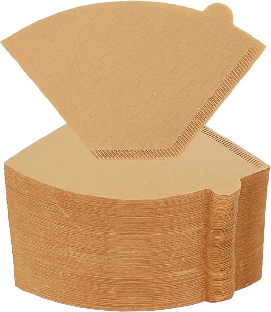 Coffee Filters #2, 240 Count Coffee Filters Natural Unbleached Disposable Coffee Filters 2 Filter Cone Paper for Coffee Makers