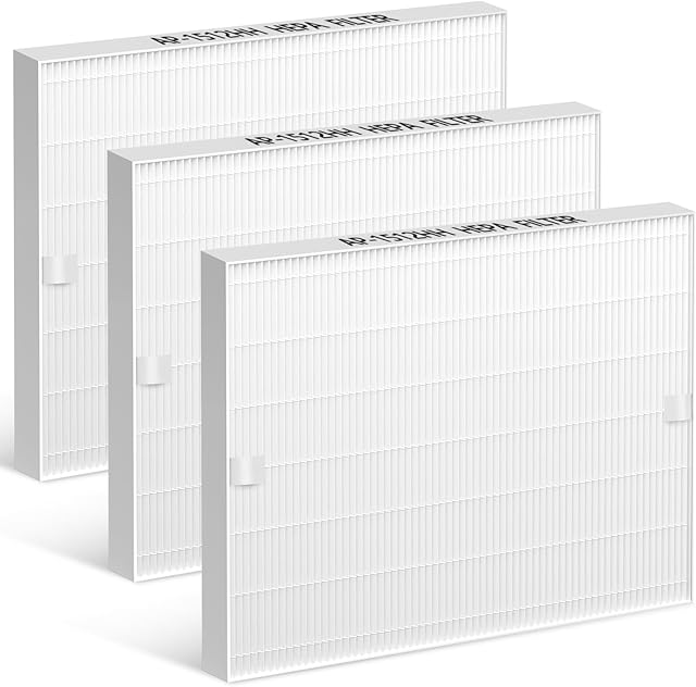 3 Pack AP-1512HH Air Purifier Replacement Filter for Coway Airmega AP-1512HH and Airmega 200M air Purifier, H13 True HEPA for AP1512HH Filter Replacement