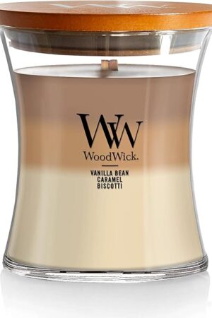 WoodWick Café Sweets Medium Hourglass Trilogy Candle 9.7 oz.