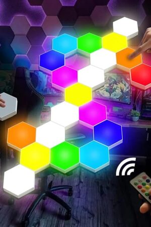 DIY Modular Hexagon Lights Smart LED Wall Lights Touch-Sensitive