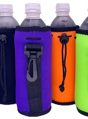 Blank Neoprene Water Bottle Coolie (Variety Color 6 Pack)