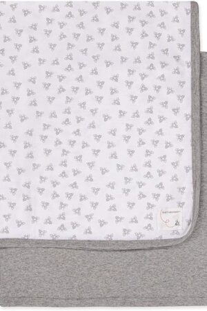 Burt's Bees Baby Soft Stretchy Infant Swaddle Blanket Receiving Blankets