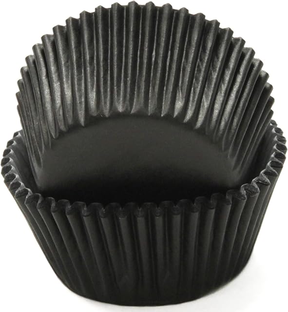 Chef Craft Classic Cupcake Liners, 50 count, Black