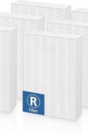 6-Pack HPA300 Replacement Filter R for Honeywell HPA300 Air Purifi-ers, Fits HPA300, HPA090, HPA100, HPA200 Series, and HPA5300, HRF-R1 HRF-R2 & HRF-R3