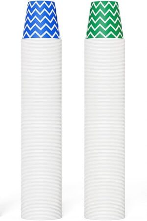 [300Pack] Paper Cups, 3oz Disposable Bathroom Cups, Mouthwash Cup, Cold Disposable Drinking Cup for Party, Picnic, BBQ, Travel, and Event (Strip)