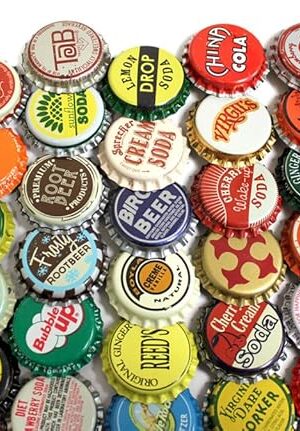 100 Vintage and Vintage Inspired Bottle Caps Random Mix