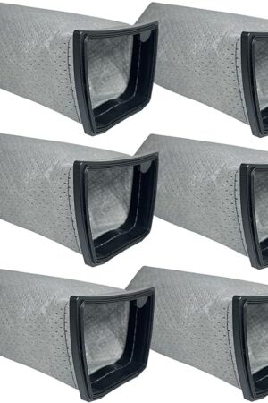 6 Pack CH3000 Cloth Filter Bags Replacement for Hoover Porta Power Swingette S1015 S1029 CH30000 Commercial Canister Vacuum Cleaner Replace Part 43662023
