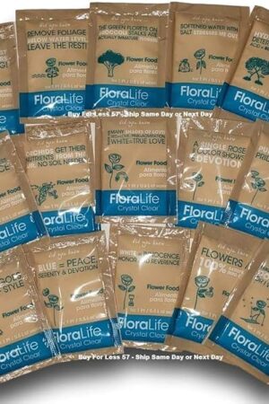 Cut Flower Food Floralife Crystal Clear 20 Powdered Packets