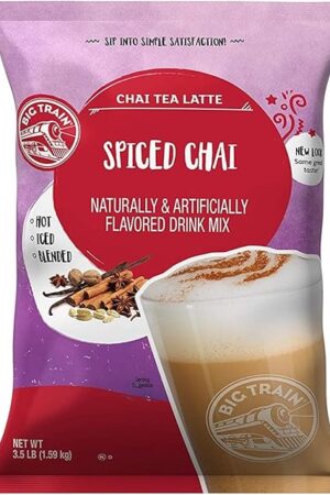 Big Train Spiced Chai Tea Latte Beverage Mix, 3.5 Pound (Pack of 1)