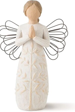 Willow Tree a Tree, a Prayer, May You find Strength, Beauty and Peace Each Day, A Gift for Baptism, First Communion, Confirmation, an Expression of Comfort, Hope, Healing, Sculpted Hand-Painted Angel
