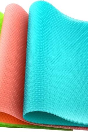 8 Pcs Refrigerator Liners, Fridge Liner and Mats Washable, Refrigerator Shelf Liners for Glass Shelves, Protects Against Spills Waterproof Table Placemats Cupboard Cabinet Drawer Covers Pads, PSISO