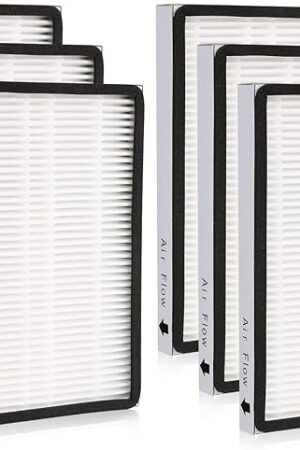 6-Pack 86889 HEPA Filters for Sears Kenmore EF-1 Vacuums & Panasonic Uprights Vacuums
