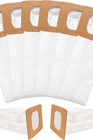8 Pack Type I HEPA Vacuum Bags Compatible for Hoover Platinum Type I Canister Vacuum Cleaner, Replace Part AH10005