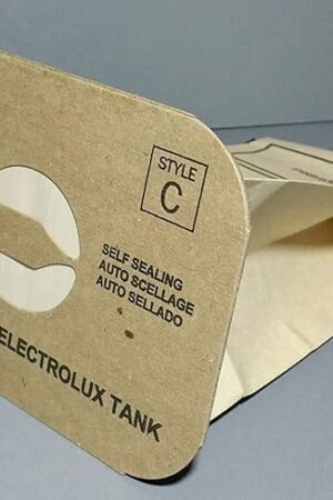DVC Allergy Micro Filtration Canister Style C Vacuum Cleaner Bags for Aerus Electrolux | Fits All Original Manufacturer Canisters/Tanks Part Numbers Made Since 1952 | Made in USA | 24 Count