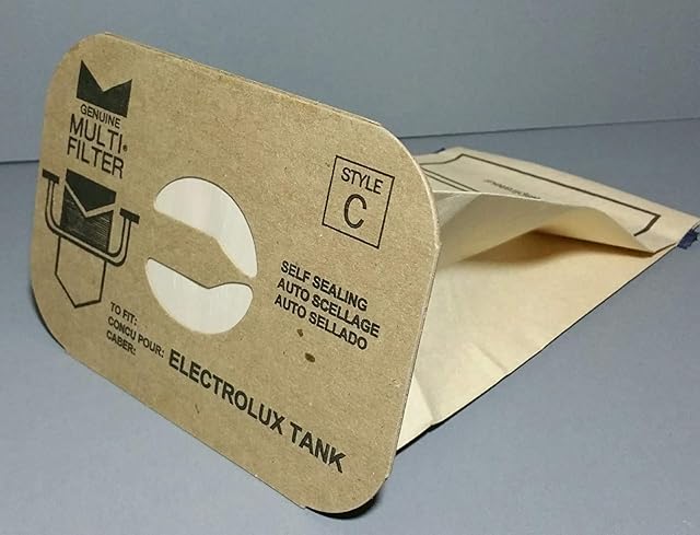 DVC Allergy Micro Filtration Canister Style C Vacuum Cleaner Bags for Aerus Electrolux | Fits All Original Manufacturer Canisters/Tanks Part Numbers Made Since 1952 | Made in USA | 24 Count