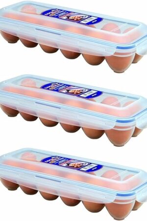 & Lock Eggs Dispenser, Holder for 12 Eggs (3) (Original Version)