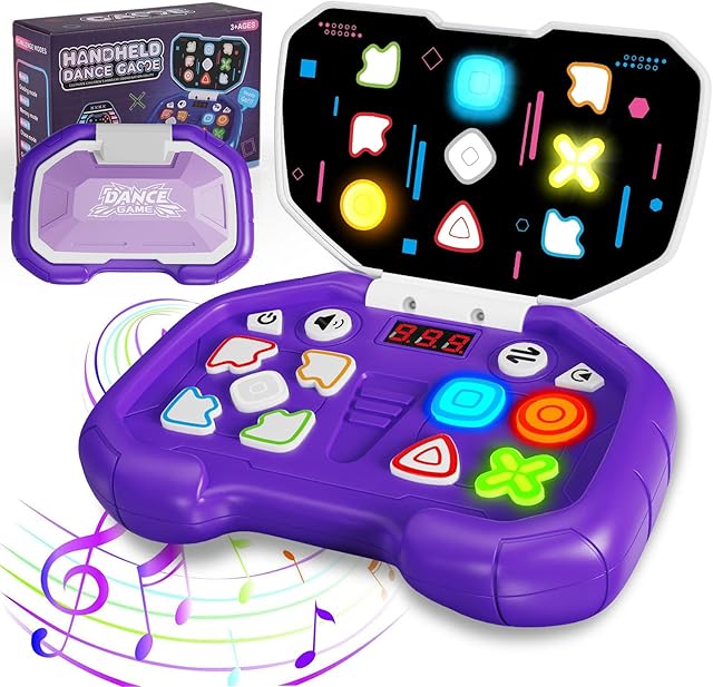 The Handheld Games for Kids Ages 4-8,Light Up Electronic Fast Press Game,Puzzle Sensory Toys for Kids 8-12,Fidget Games Travel Toys for Boys Girls Birthday Gifts for 6 7 8 9 10 11 12 Years Old Kids Teens