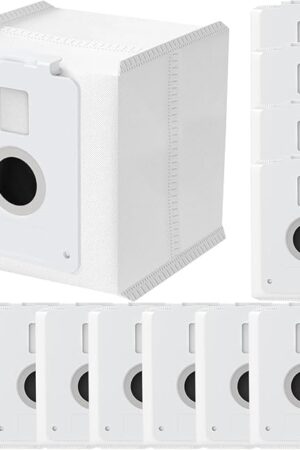 12 Pack Vacuum Dust Bag for LG CordZero All-in-One Cordless Cleaner A937KGMS,A939KBGS and A938KBGS, Dirt Disposal Cordzero Cordless Vacuum Bags Replacement Compatible with LG All-in-One Tower