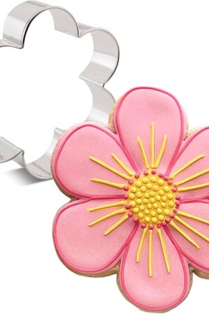 Ann Clark Cookie Cutters Scalloped Edge Flower Cookie Cutter 3.75" Made in USA