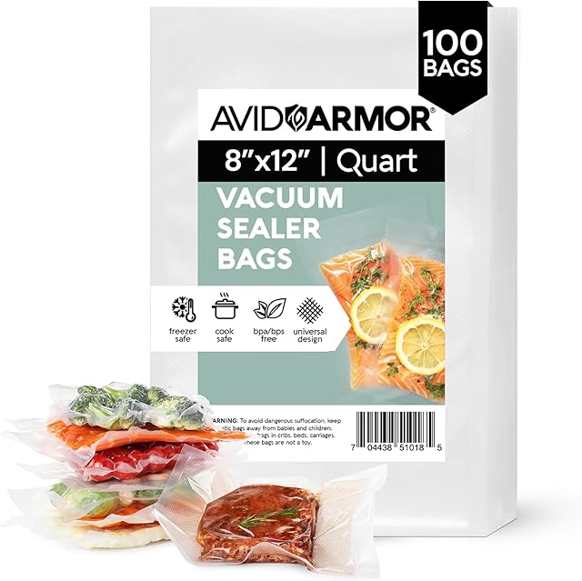 Avid Armor Commercial Grade Vacuum Sealer Bags Heavy Duty BPA Free