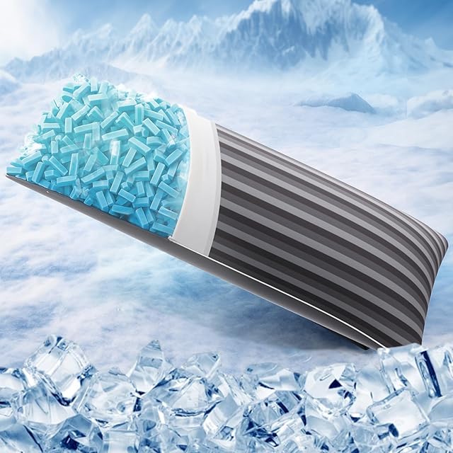 ZonLi Cooling Body Pillow for Adults, Long Pillow for Bed, Firm Body Pillow for Side Sleeper, Memory Foam Full Length Body Pillows Large -20x54 inch, Stripe