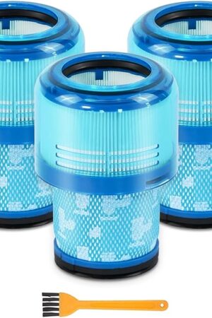 3 Pack V15 Vacuum Filters Replacement for Dyson-V15 Detect, V15 Detect Absolute, V15 Submarine, Dyson-V11 Animal Filter, Dyson-V11 Filter, Dyson-V15 Detect Filter, Part 970013-02