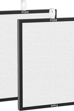 2 Pack TL2867 Filter Replacement Compatible with MOOKA TL2867 Air Purifier for Home Large Room 1650ft² HEPA Filter for Pets Smoke Dust Pollen Dander Odor PM2.5 For Bedroom