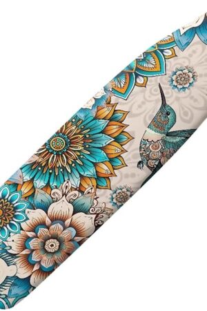 ZDCUSTOM Boho Hummingbird Ironing Board Cover Scorch Resistant Ironing Board Cover Ironing Table Cover Suitable for All Standard Ironing Boards