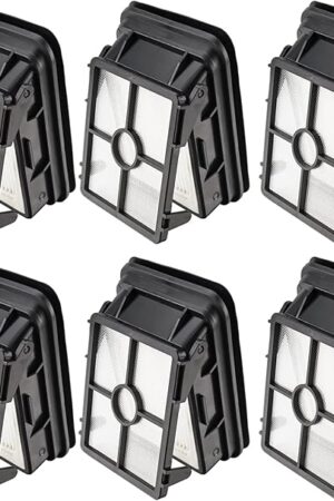 6 Pack 1866 Filters Compatible with Bissell Crosswave 1785 2210 2211 2304 2306 2551 2554 2590 2593 2596 CrossWave Cordless Max All in One Wet-Dry Vacuum Cleaner, Compare to Part # 1608684, 160-8684